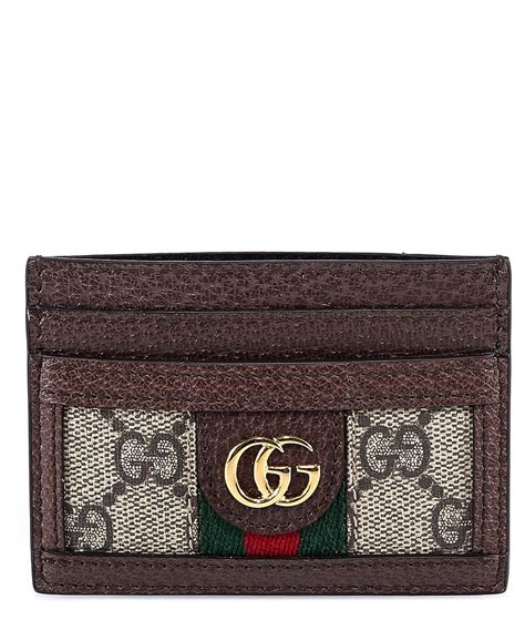 ssense gucci cardholder|Gucci: Brown Ophidia GG Card Holder .